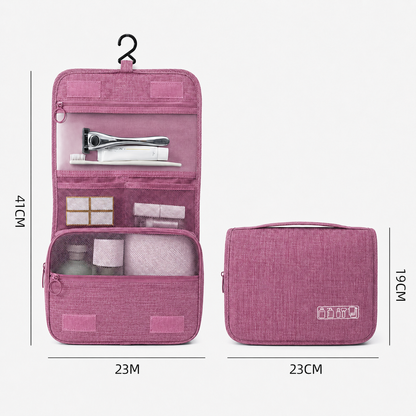 Effortless Travel ✨ Toiletry Organizer Bag - Pack All Your Essentials in Style! 🧳 50% OFF Today Only!