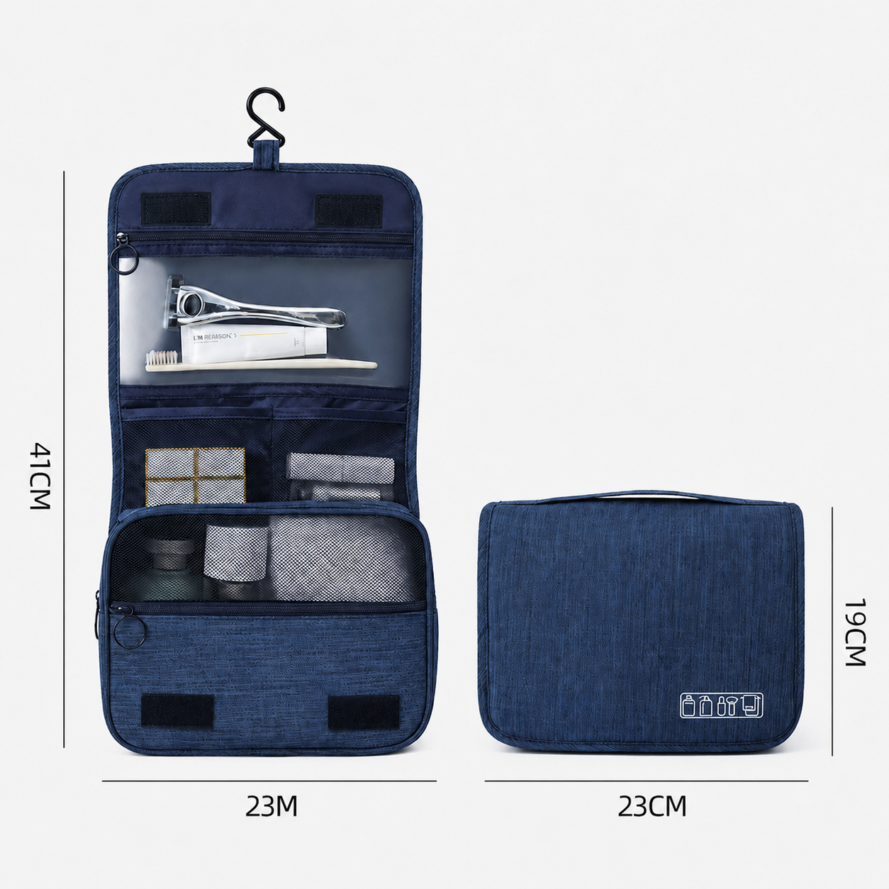 Effortless Travel ✨ Toiletry Organizer Bag - Pack All Your Essentials in Style! 🧳 50% OFF Today Only!