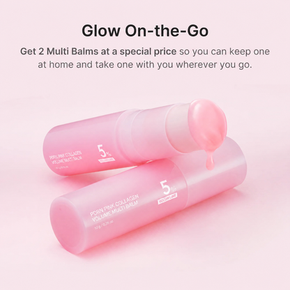 🔥Buy 1 Get 1  Free🔥✨Pink Collagen Volume Multi Balm