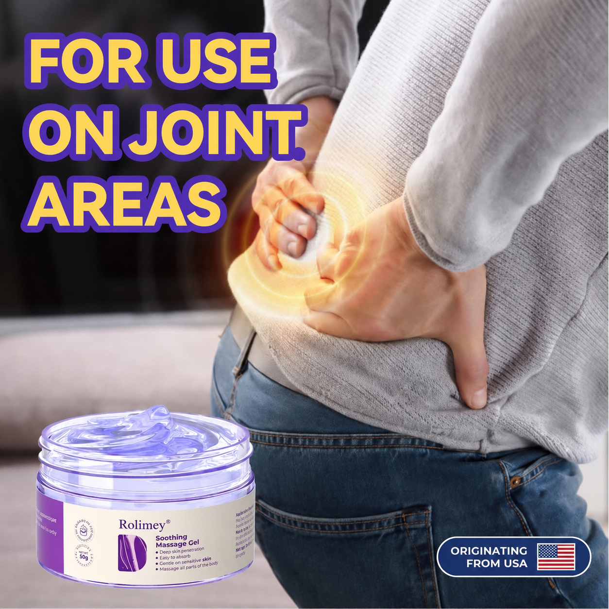 👨‍⚕️Over 100,000 units sold💕 -Rolimey® Joint Pain Relief Purple Gel