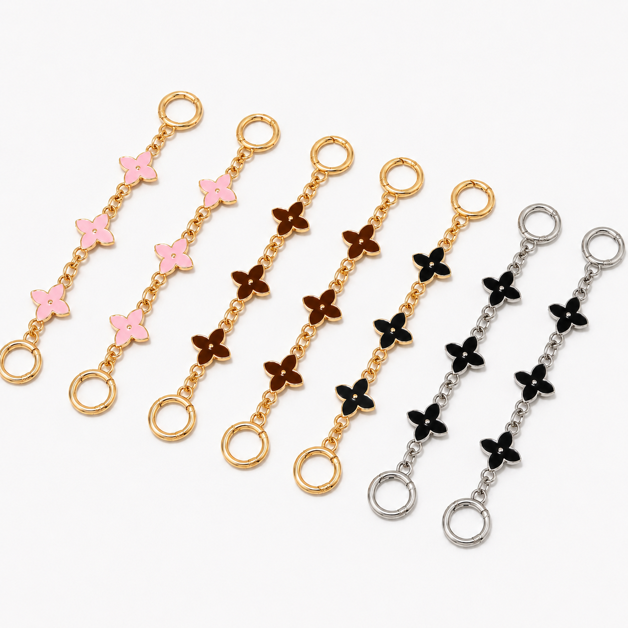 Four-Leaf Clover Bag Extension Chain