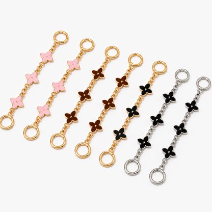 Four-Leaf Clover Bag Extension Chain
