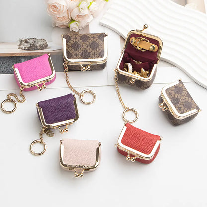 Classic Luxury ✨ Genuine Leather Mini Pouch - Stay Organized in Style! 👜 40K+ Happy Customers - Limited Stock!