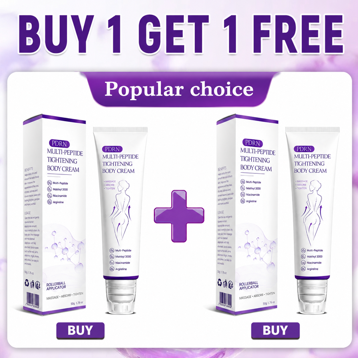2 Tubes — Buy 1 Get 1 Free