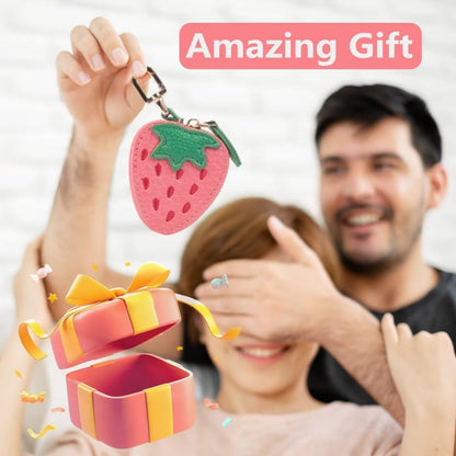 The Best Gift of 2026! 🍊 20,000+ Likes ❤️ “Cute and practical!” — Fruit-shaped AirTag Holder and Coin Purse-1