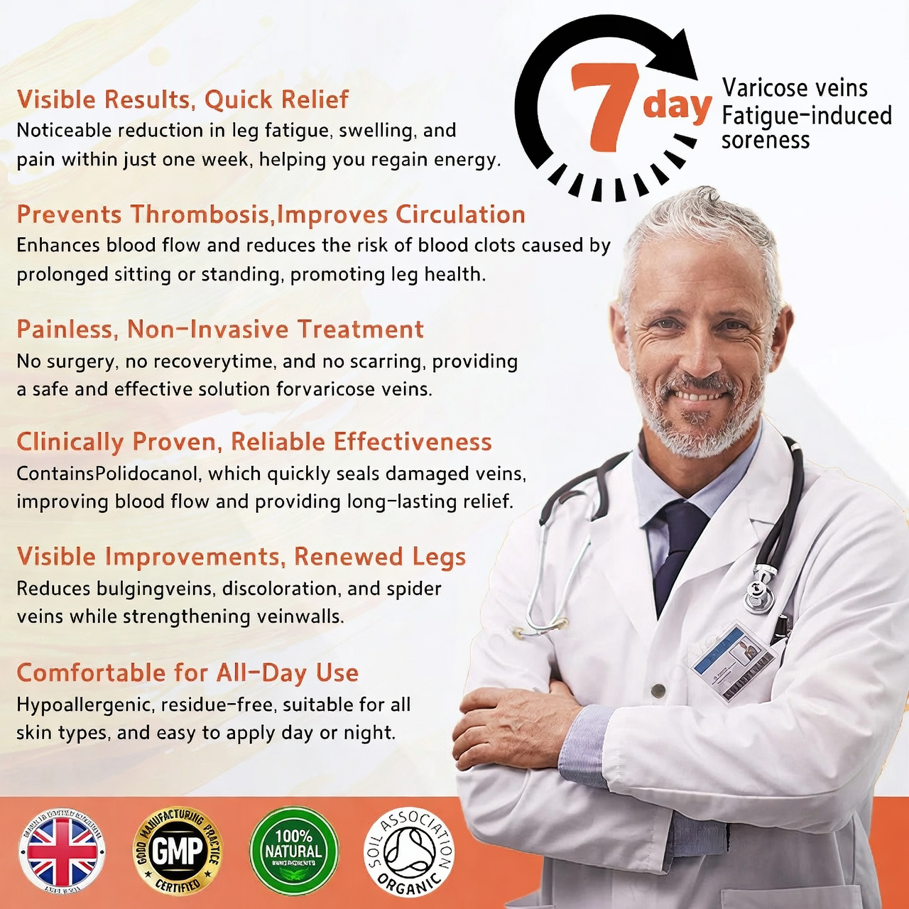 🧑‍⚕️🔥Celsiora® Vein Ease Microneedle Care Patch(For Spider Veins, Varicose Veins, Swelling & Leg Fatigue)