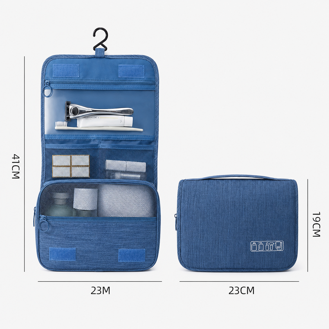 Effortless Travel ✨ Toiletry Organizer Bag - Pack All Your Essentials in Style! 🧳 50% OFF Today Only!