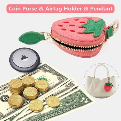 The Best Gift of 2026! 🍊 20,000+ Likes ❤️ “Cute and practical!” — Fruit-shaped AirTag Holder and Coin Purse-1