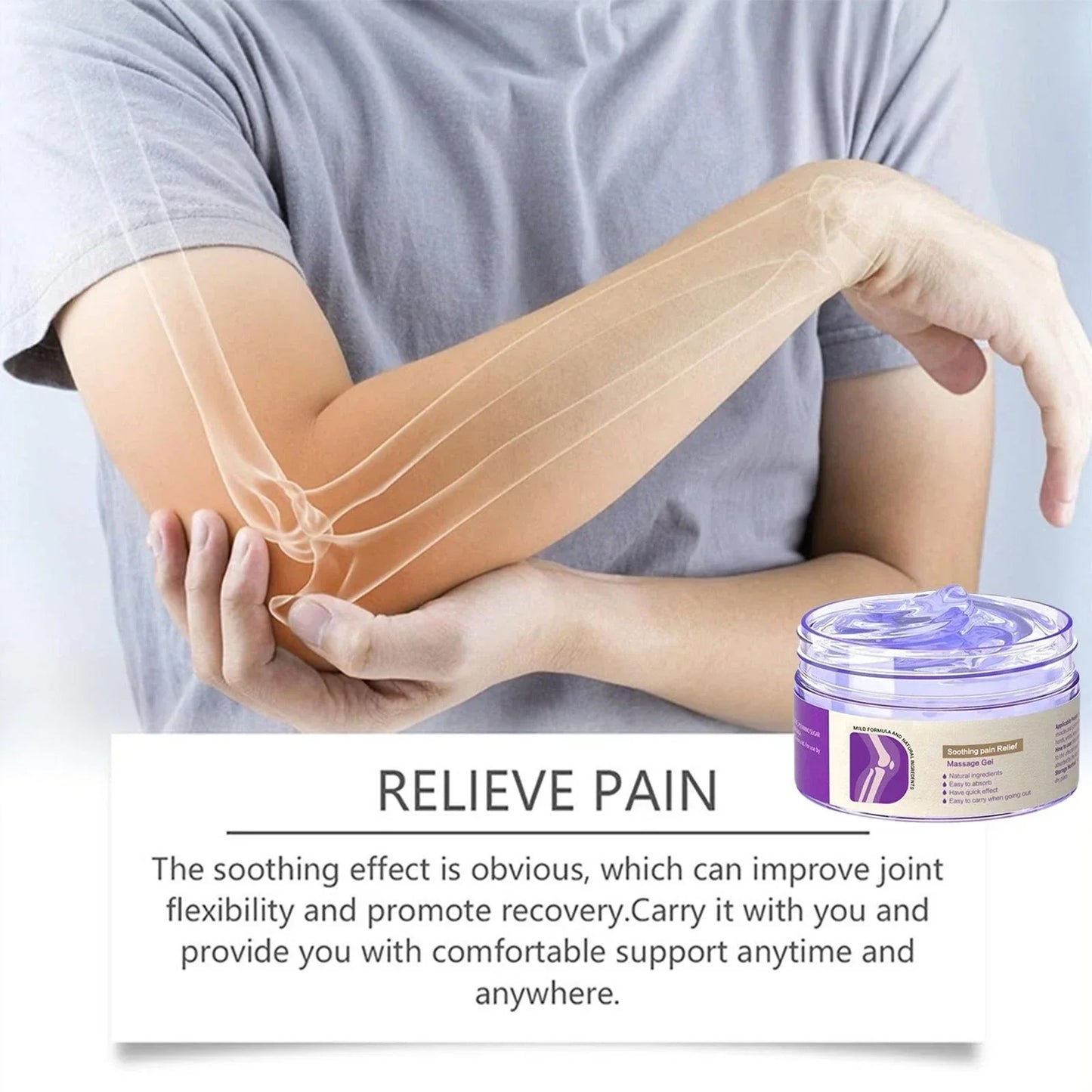 👨‍⚕️Over 100,000 units sold💕 -Rolimey® Joint Pain Relief Purple Gel